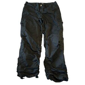 I.AM.GIA Black Cargo Pants XL Drawstring Low rise